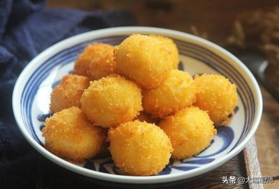 ​炸汤圆，煮熟再炸也不管用，多做1步，汤圆不爆炸不溅油，更酥脆