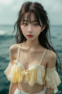 ​可爱又清纯的泳衣美女，这样清凉的装扮能让你关注吗？