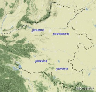 ​河南省民用运输机场、通用机场分布地图