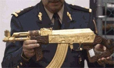 ​萨达姆收藏了一把黄金枪，为何从不用它射击？其实原因是这样
