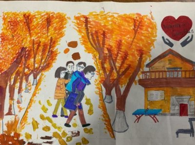 ​感恩的心！上课晕倒老师背着送医院，衢州高一女生画下当时场景致谢