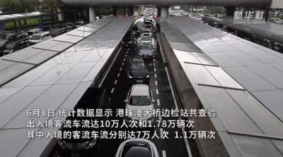 ​端午假期首日，港珠澳大桥迎来客流车流入境高峰