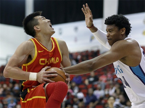 篮球——NBA夏季联赛：中国队胜黄蜂队