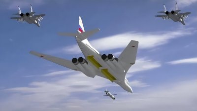 ​对乌克兰猛烈空袭后，俄军再次出动图160轰炸机，直接威胁北约
