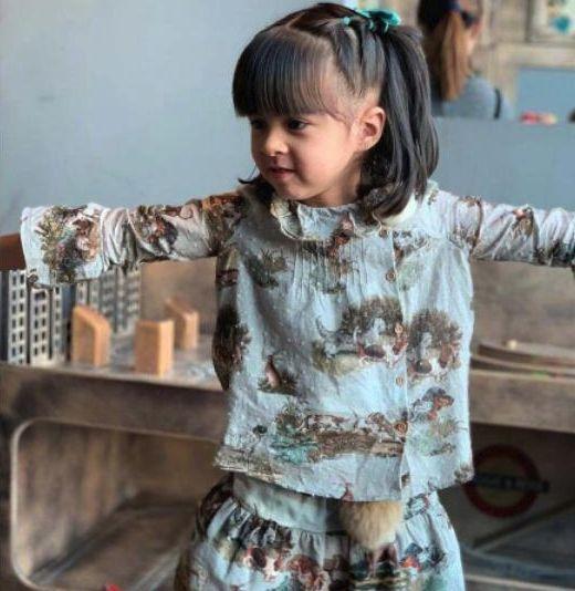 梁咏琪基因太强大，混血女儿颜值高到犯规，被赞“最美星二代”