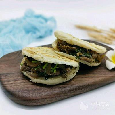 烧饼的做法电饼铛家庭版（烧饼夹烤肉利仁电饼铛）(25)