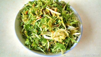 ​老醋花生拌苦菊-即清热还解毒