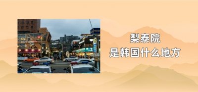 ​梨泰院是韩国什么地方