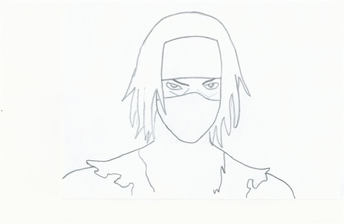 火影忍者：“晓”组织人物线稿，寥寥几笔霸气依旧