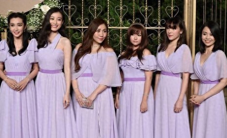 10大女星结婚的伴娘服，杨幂伴娘服惊艳，baby的最有心机