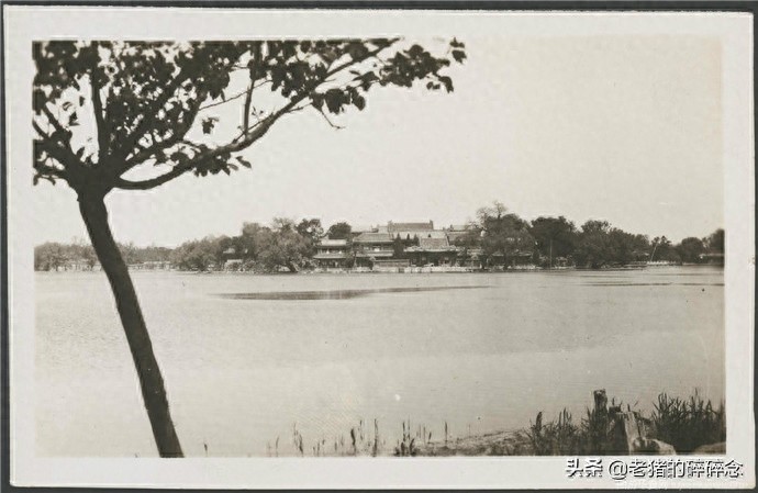 极珍贵的老照片，1935年北京照相馆拍摄的中南海