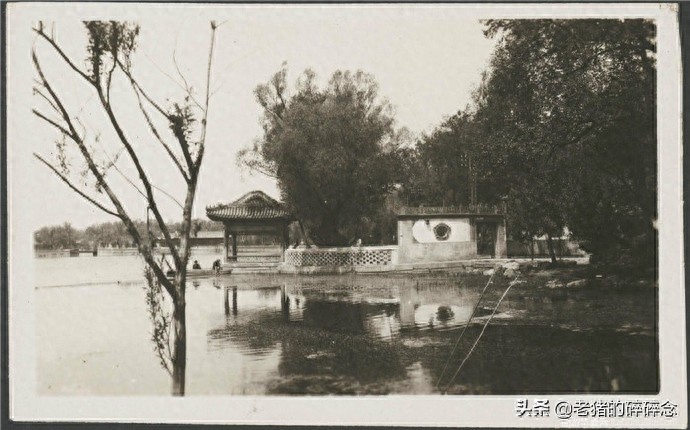 极珍贵的老照片，1935年北京照相馆拍摄的中南海